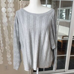 Cyrus Rayon Gray Sweater size medium